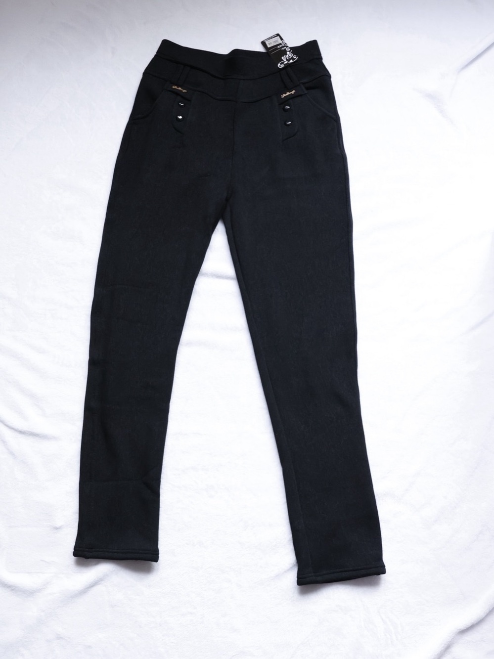 Women’s XL XXL Black Pull On Pants Stretch Skinny Leg High Waist NWT